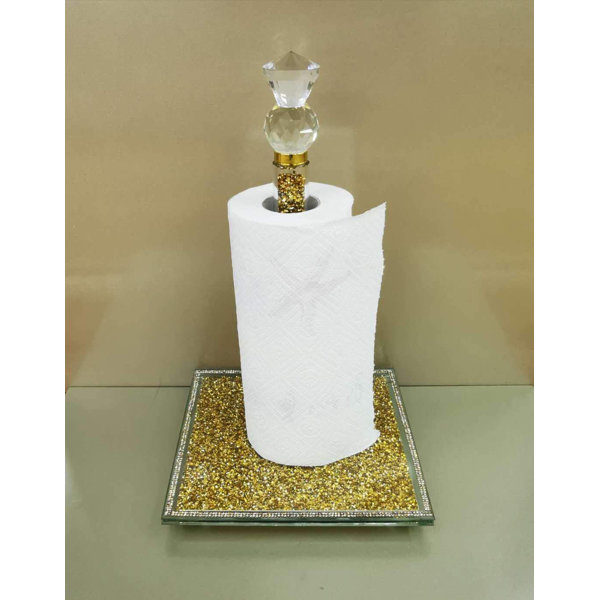 Rosdorf Park Handmade Upright Paper Towel Holders,Kitchen Countertop